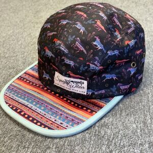 Sipsey Wilder 5 Panel Horse Cactus Southwestern Print Hat Men